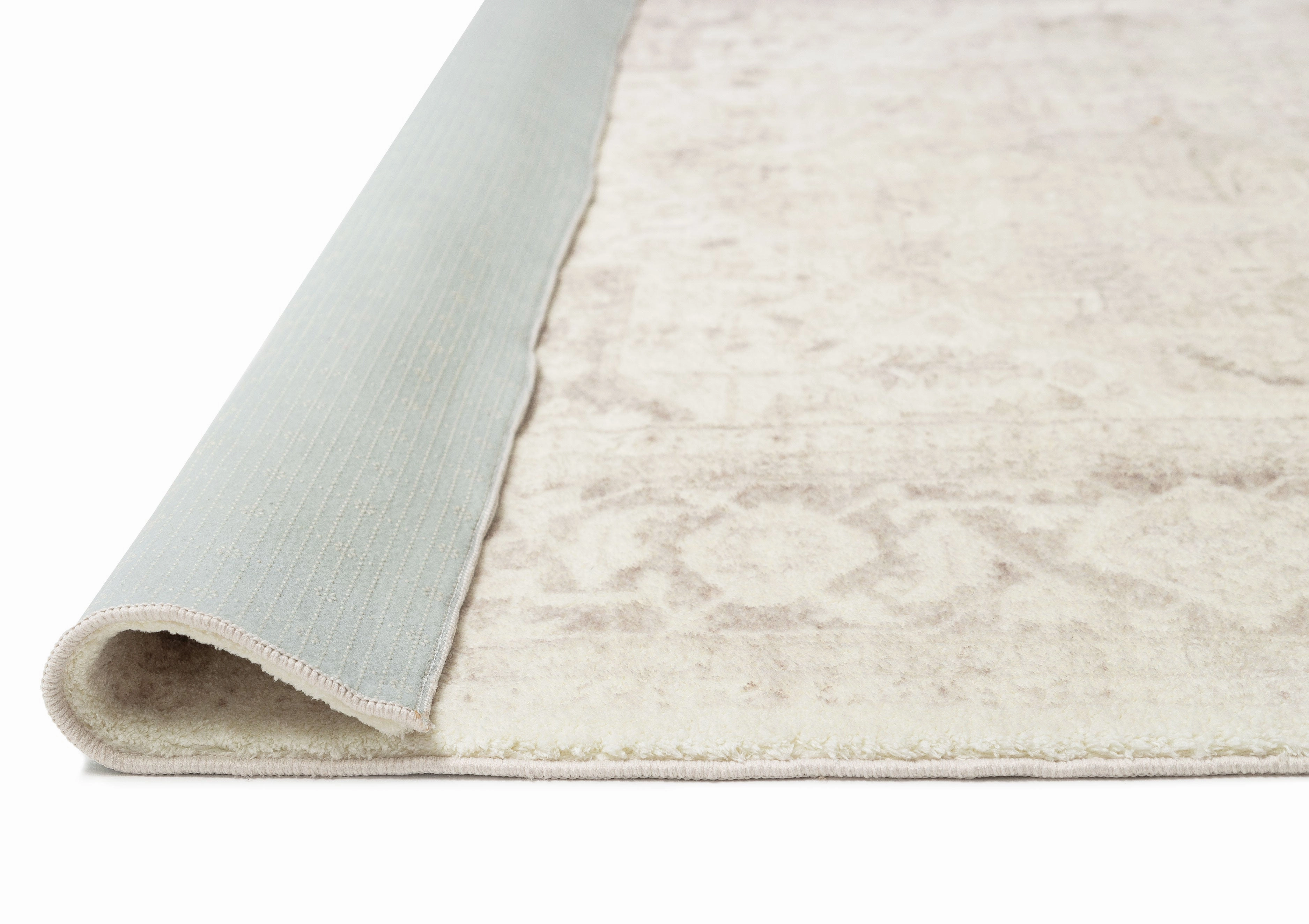 Patina Cream and Beige Distressed Washable Rug *NO RETURNS UNLESS FAULTY