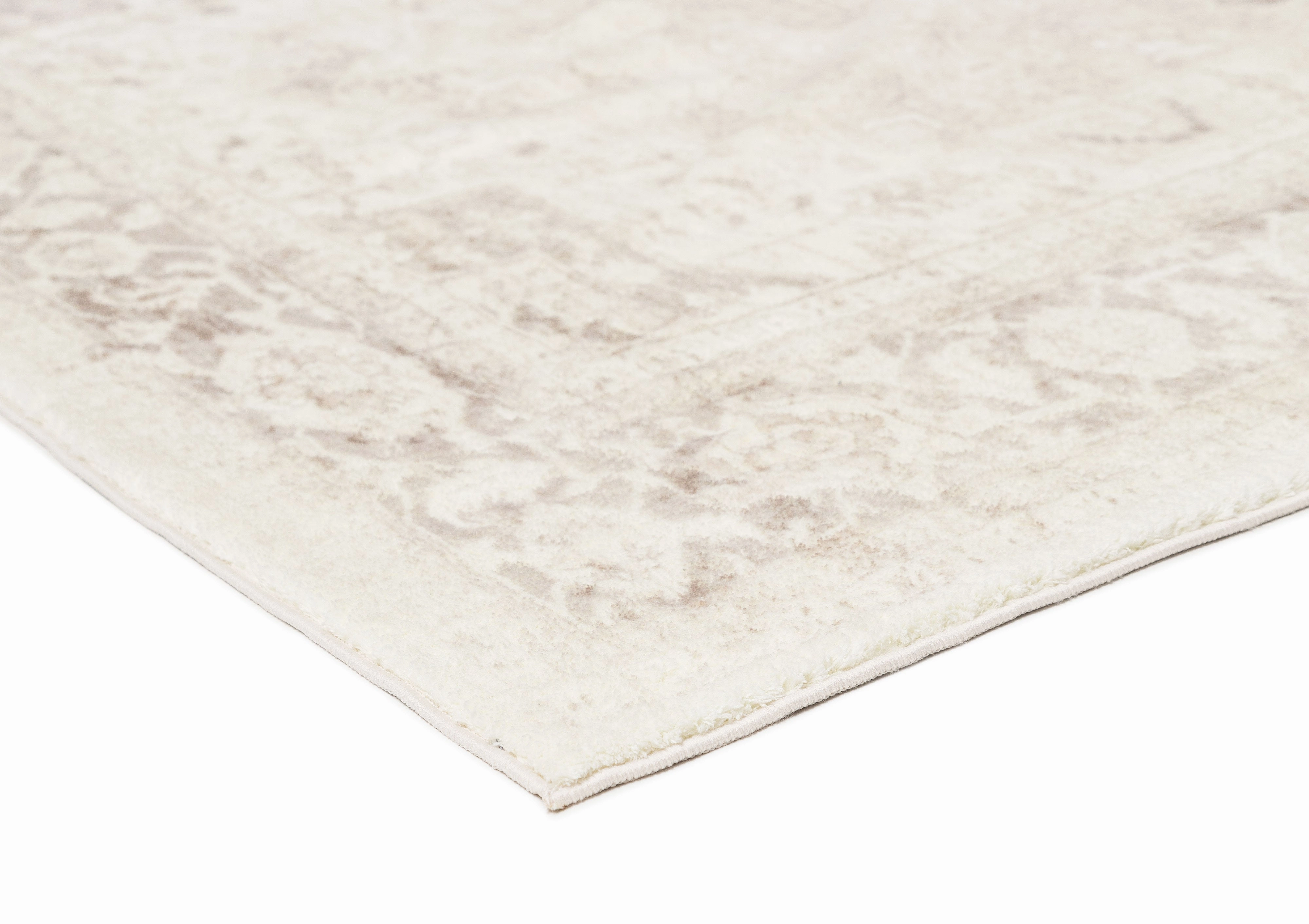Patina Cream and Beige Distressed Washable Rug *NO RETURNS UNLESS FAULTY