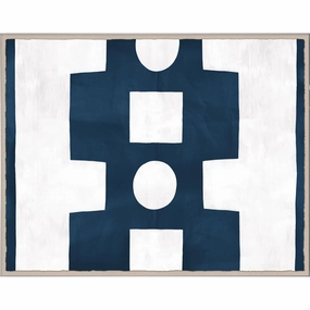 Paule Marrot, Blue and White Abstractnordic style wall decor