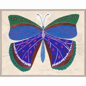 Paule Marrot, Blue Butterflynordic style wall decor