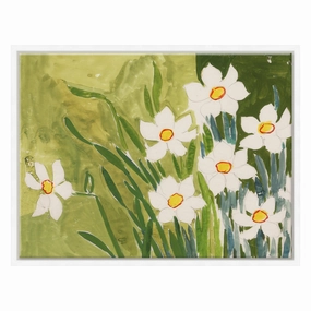 Paule Marrot, Fleur Blanche (Var. 2)nordic style wall decor