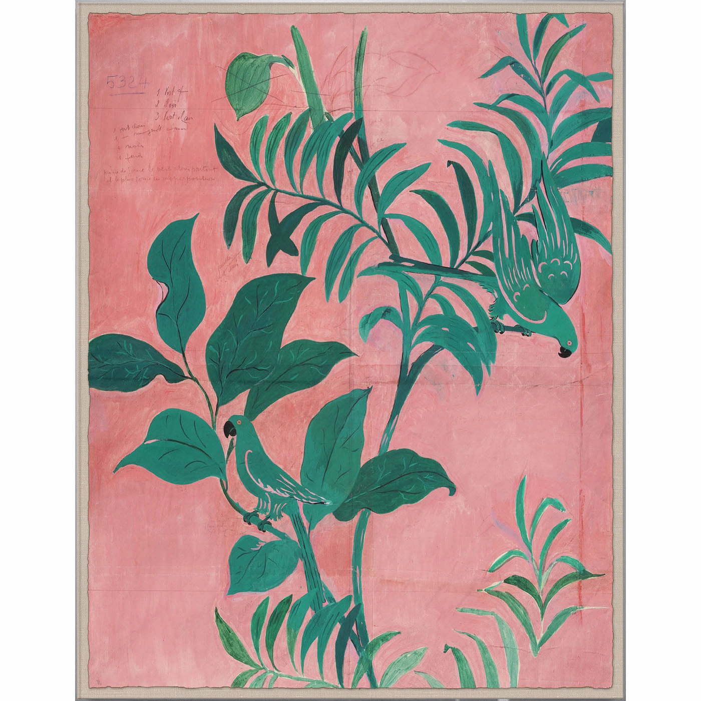 Paule Marrot, Pink Birdsnordic style wall decor