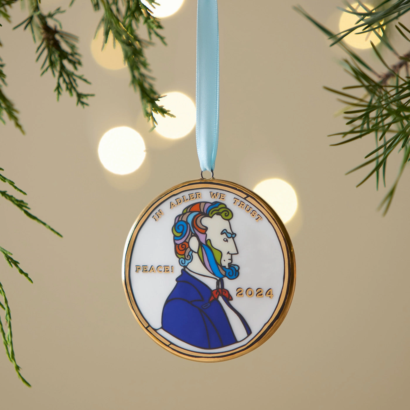 Peace & Love 2024 Ornament