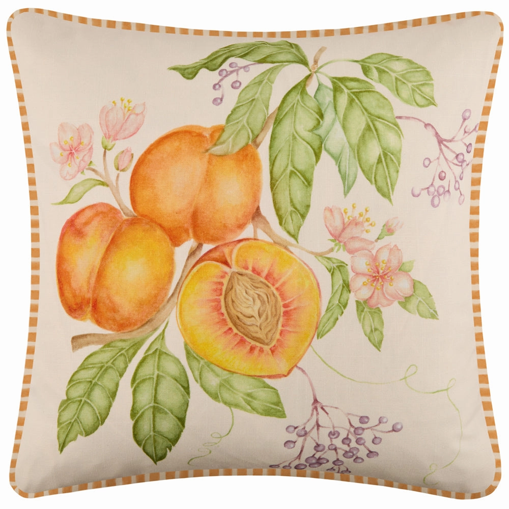 Peach Harvest Printed Outdoor Cushion Orange
