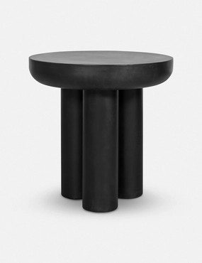 Peagan Indoor / Outdoor Round Side Tableoutdoor wrought iron plant stand