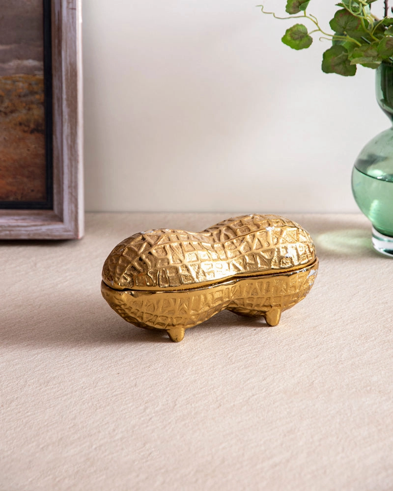 Peanut Shape Dry Fruit Platter - 7"