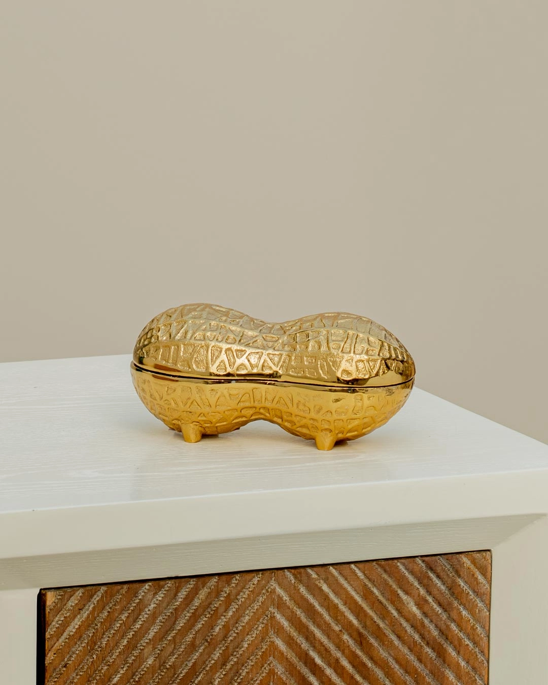 Peanut Shape Dry Fruit Platter - 7"