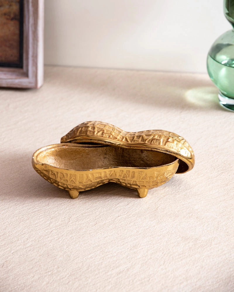 Peanut Shape Dry Fruit Platter - 7"