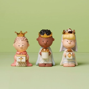 Peanuts Christmas Pageant 3 Kings Figurinehome decor ,wall decor 