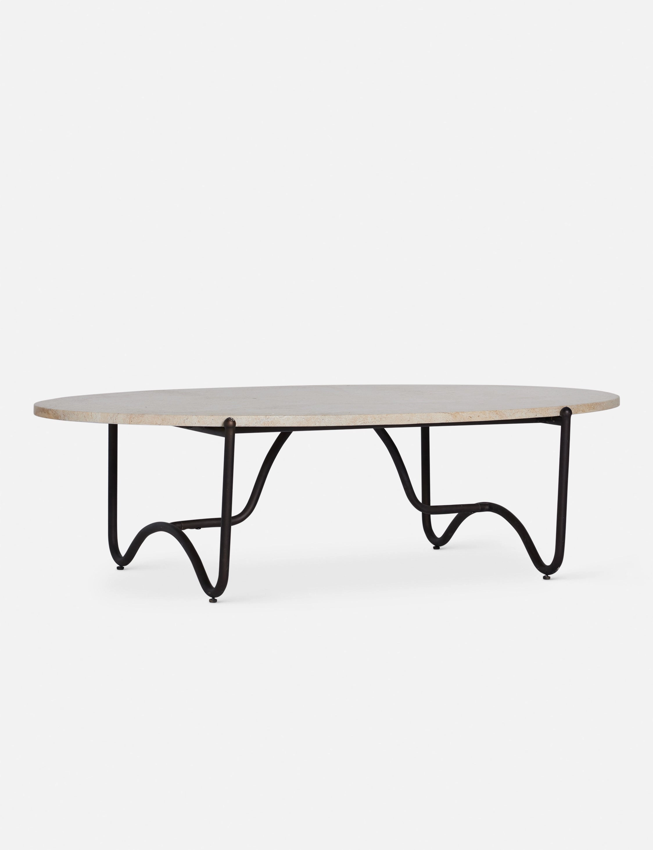 Peggy Outdoor Oval Coffee Table by Sarah Sherman Samueloutdoor wrought iron plant stand