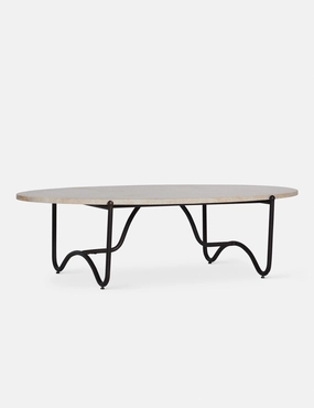 Peggy Outdoor Oval Coffee Table by Sarah Sherman Samueloutdoor wrought iron plant stand