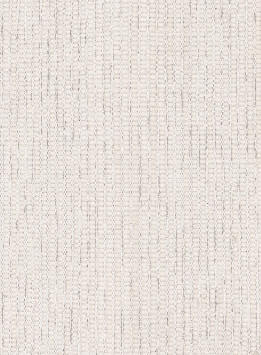 Pella Cream and Grey Textured Flatweave Round Rug