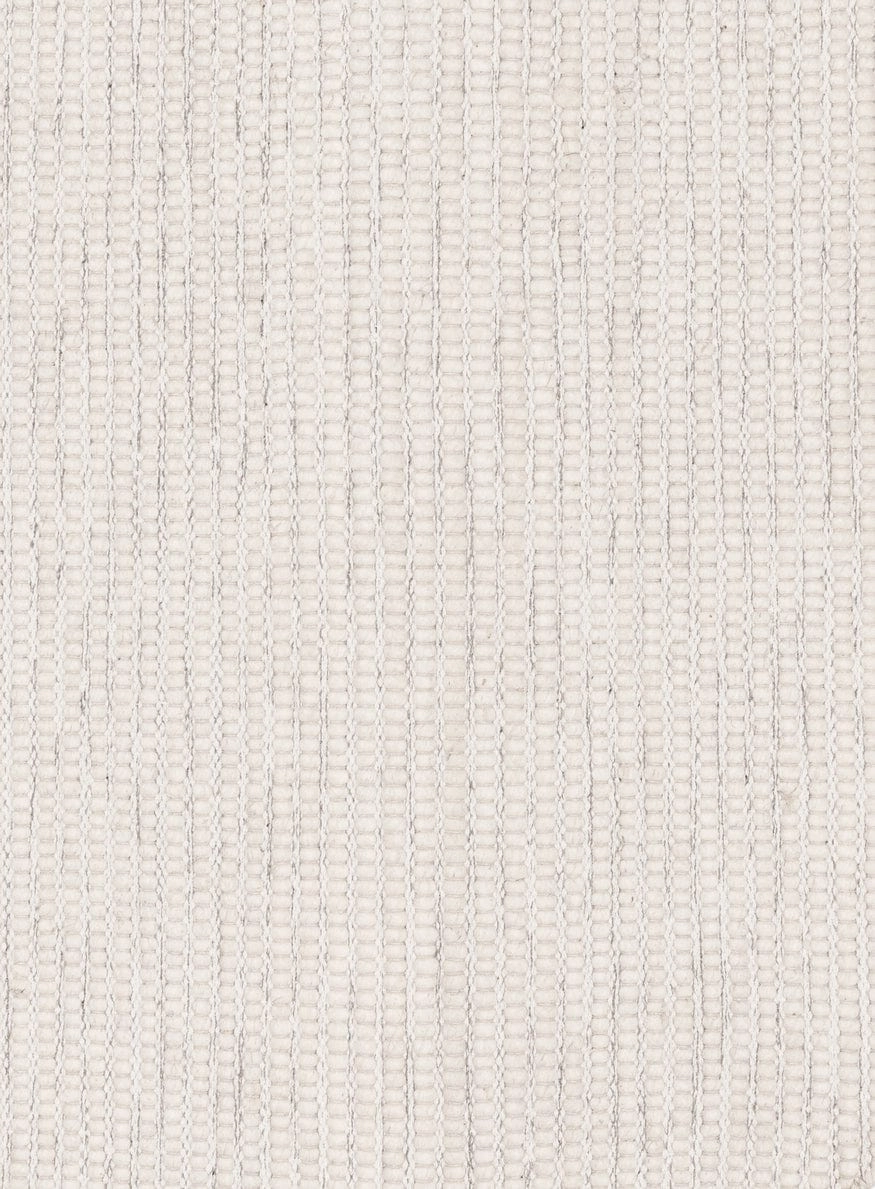 Pella Cream and Grey Textured Flatweave Round Rug