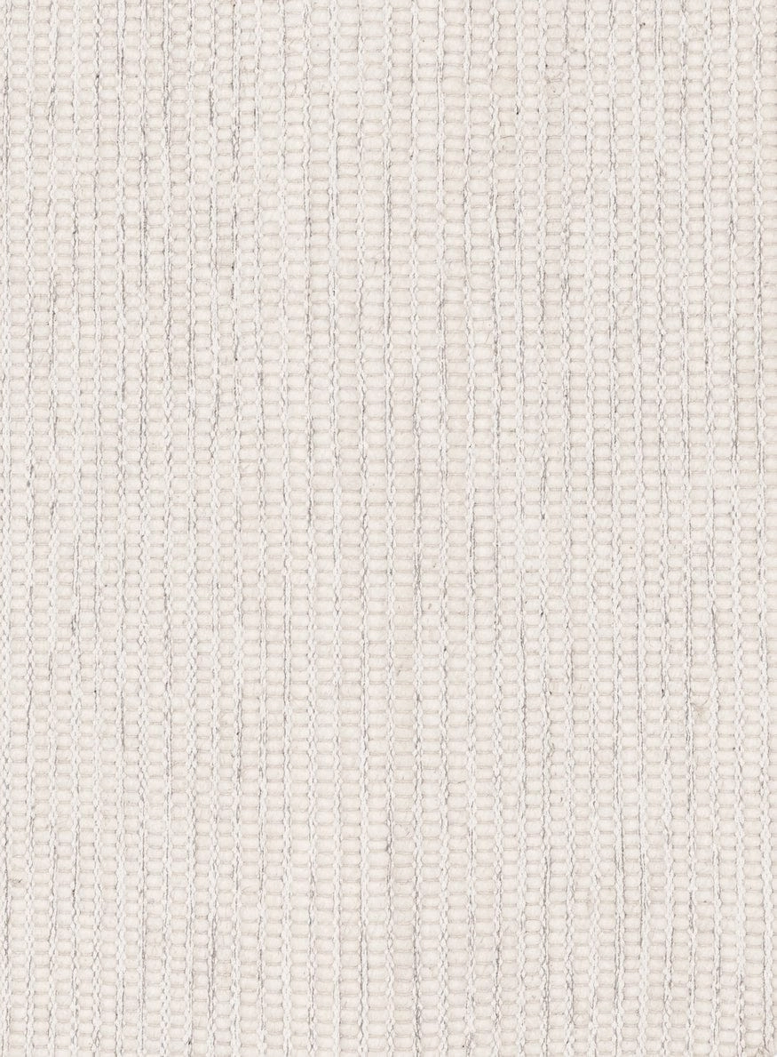 Pella Cream and Grey Textured Flatweave Round Rug