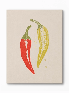 Pepper Print, Canvasindoor decorative canvas print