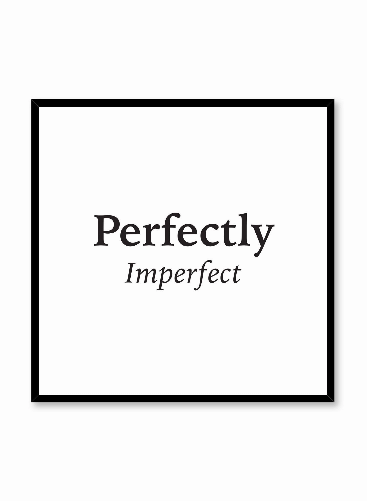 Perfectly Imperfect, Poster