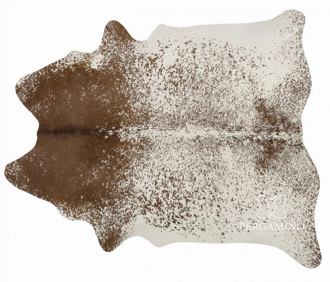 Pergamino Brown Speckled Cowhide Rug