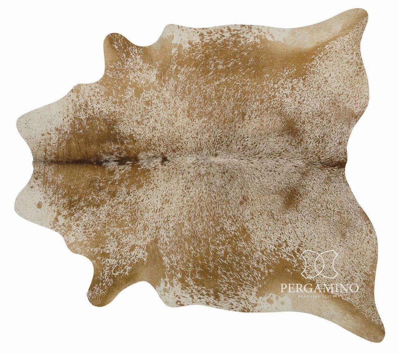 Pergamino Brown Speckled Cowhide Rug