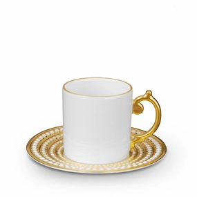 Perle Espresso Cup   Saucerglass cups ,personalized mugs 