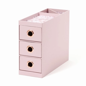 Petite 3-Drawer Chest With Pen Stand 3S Flower Pinkhome decor ,wall decor 