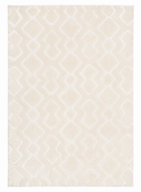 Petra Ivory Diamond Rugmodern color block patchwork rug