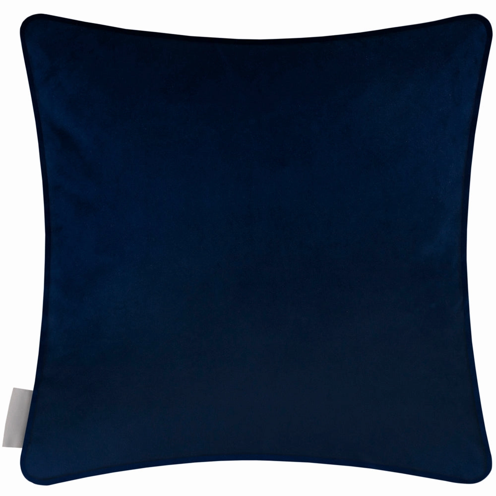 Philipa Printed Piped Cushion Blue