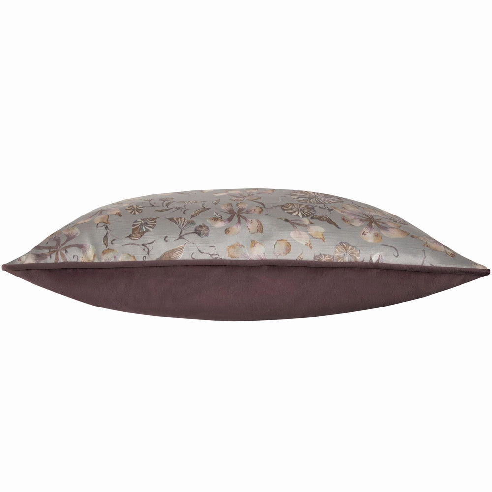 Philipa Printed Piped Cushion Viola