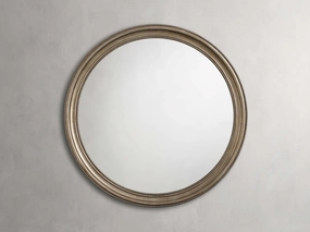 Pierre 60" Round Mirror in Silverhome decor ,wall decor 