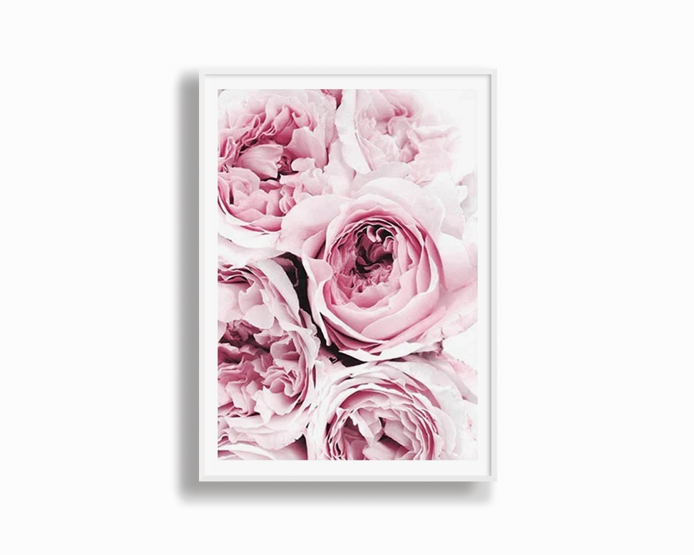 Pink Flowers Print
