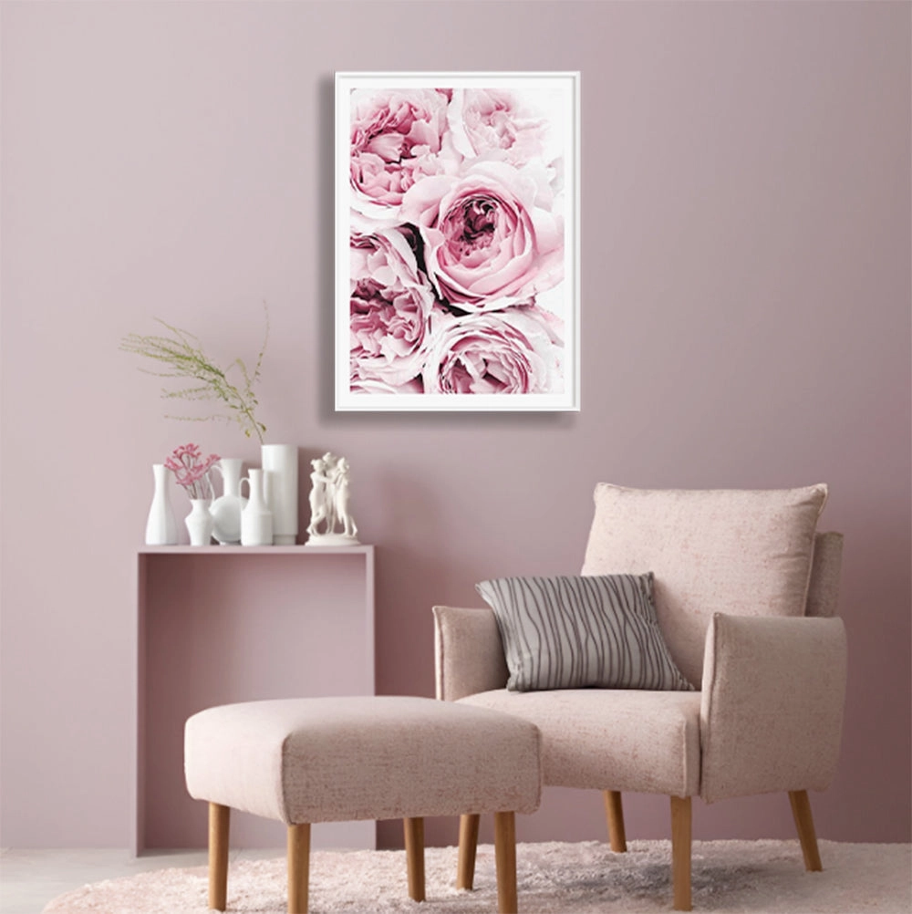 Pink Flowers Print