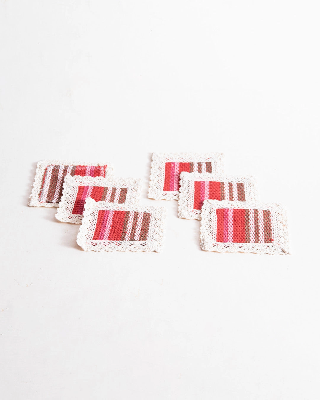 Pink Harmony Lace - Set of 6 - Small