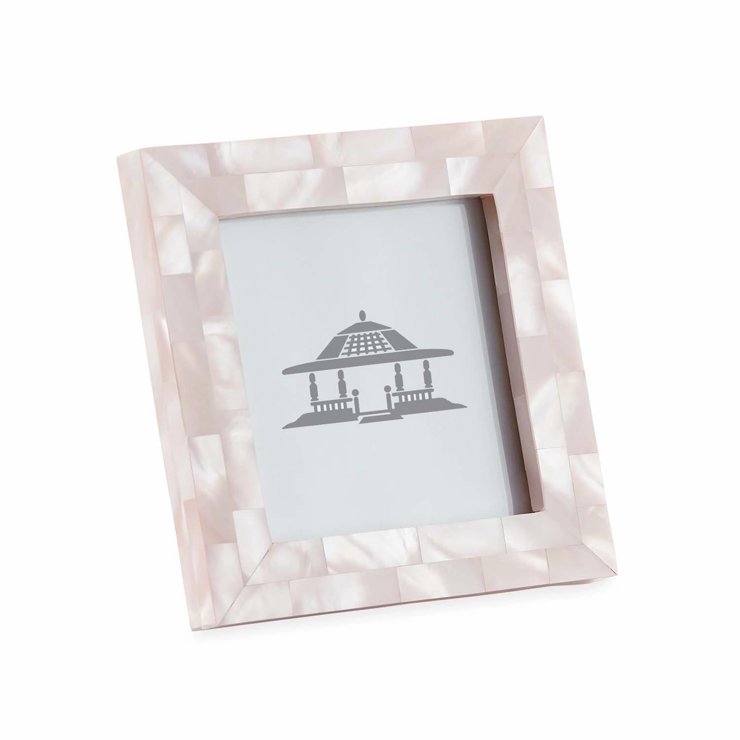 Pink Mother Of Pearl Frame - 3.5"bedding sets ,throw blankets 