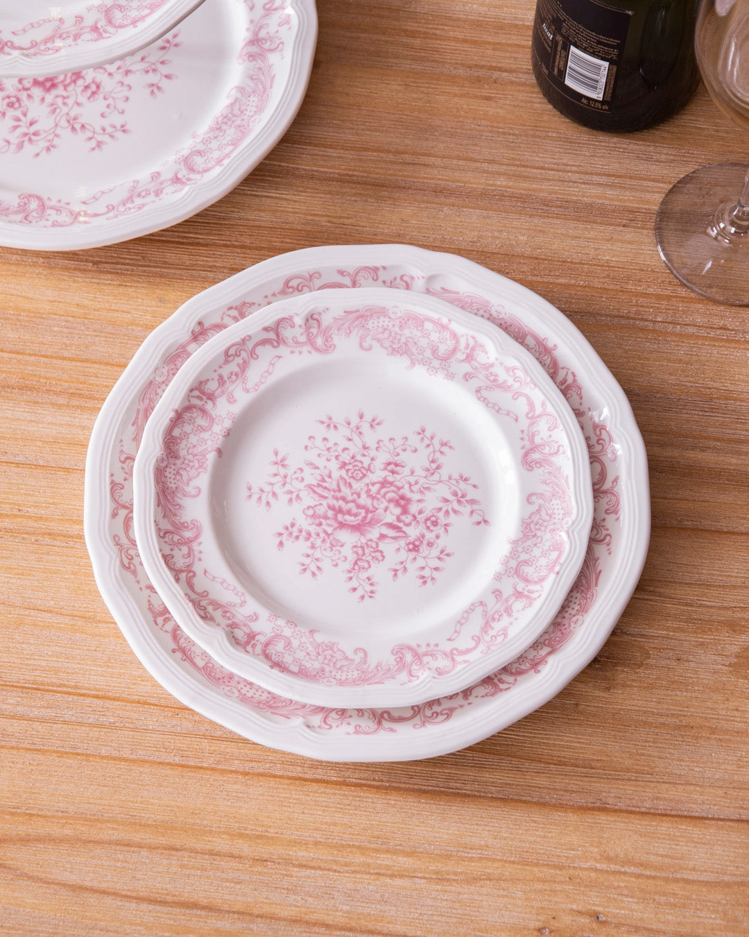 Pink Willow Quarter Plate