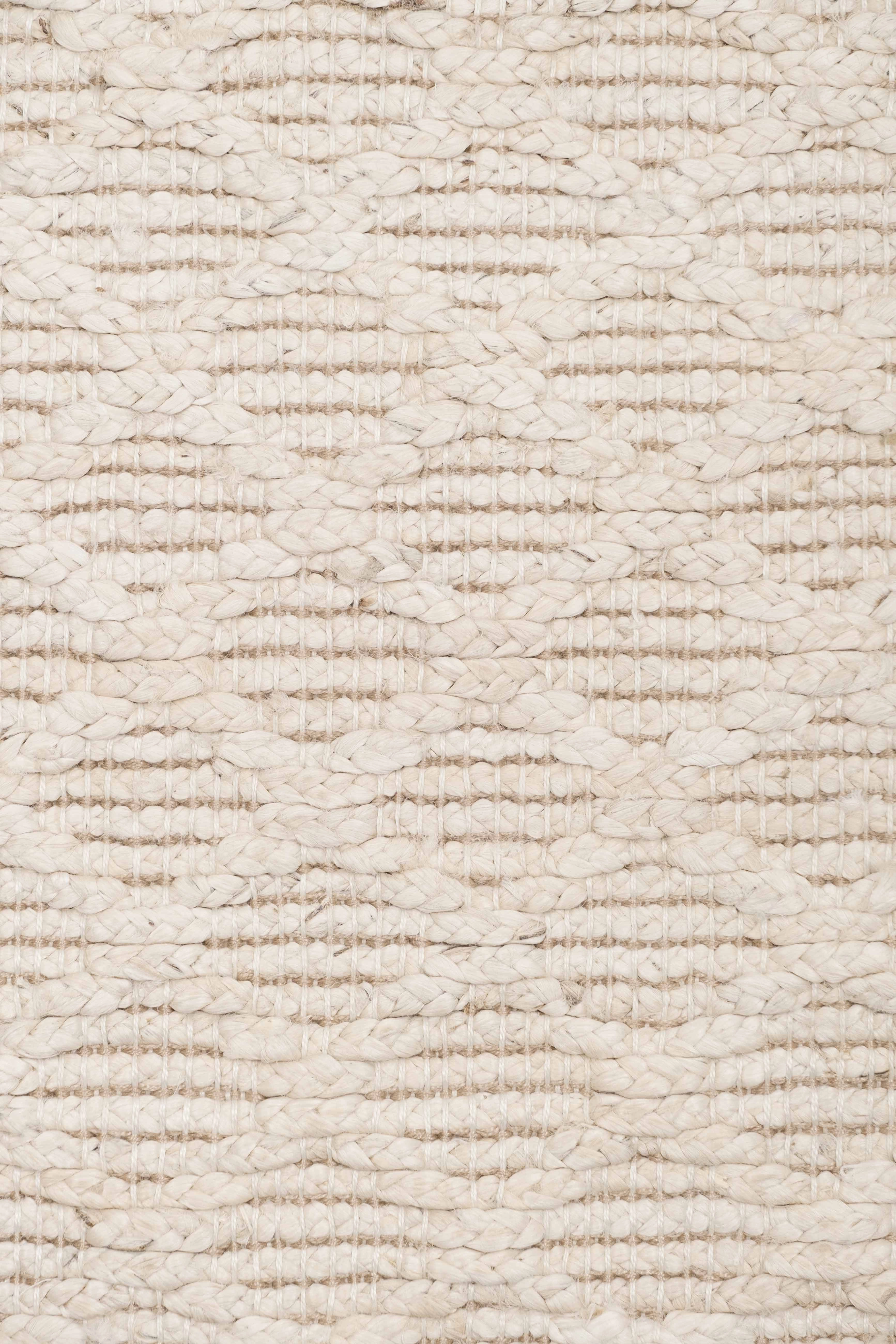 Piper Diamond Bleached Jute Rug
