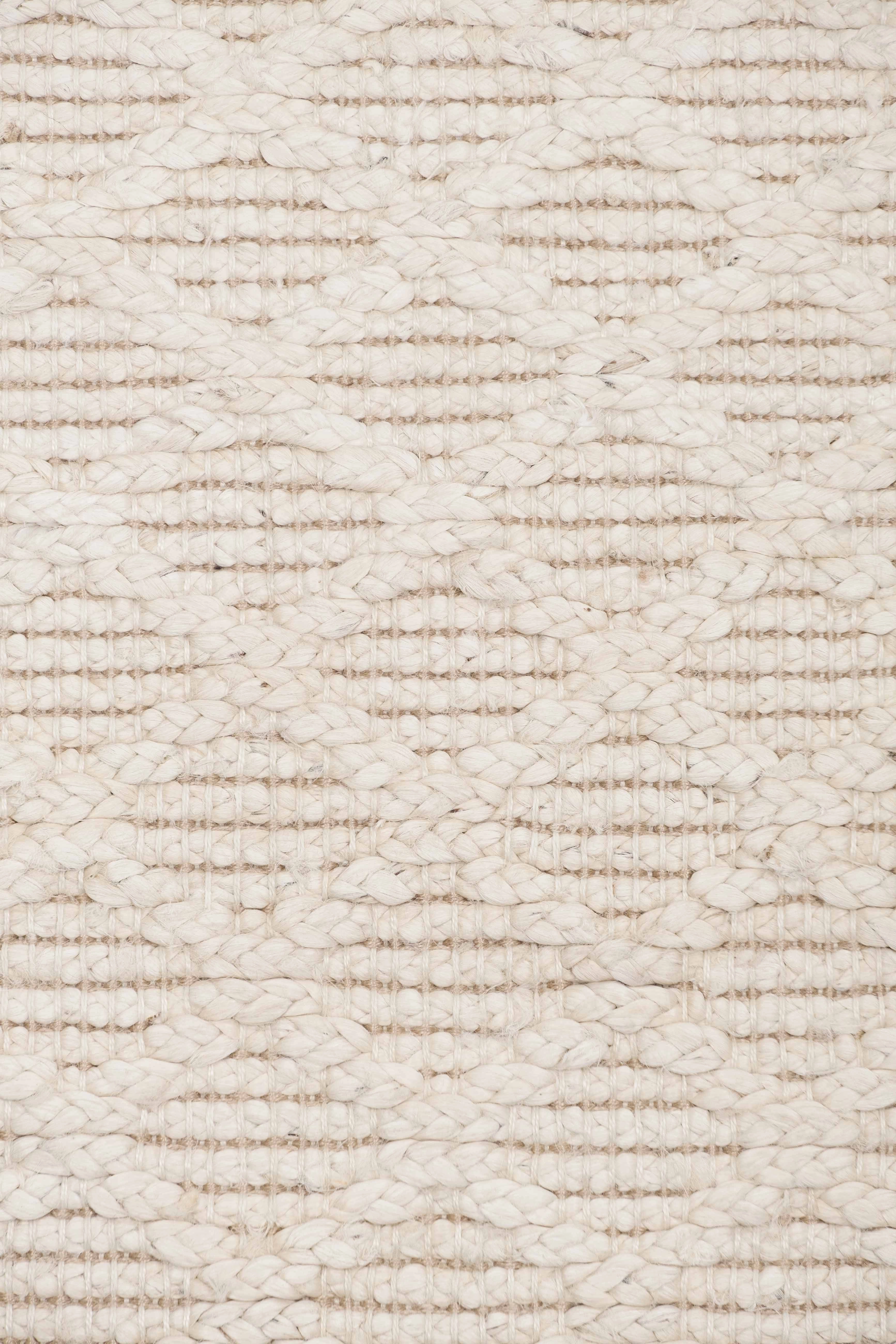 Piper Diamond Bleached Jute Runner Rug