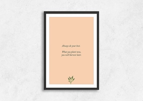 Plant Now, Harvest Later 3nordic style wall decor