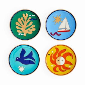 Playa Coastersmodern kitchen decor ,kitchen dinner set ,dinnerware 