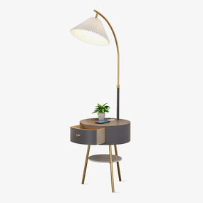 Pleated Arc Floor Lightmodern floor lamp,floor lamp for bedroom 