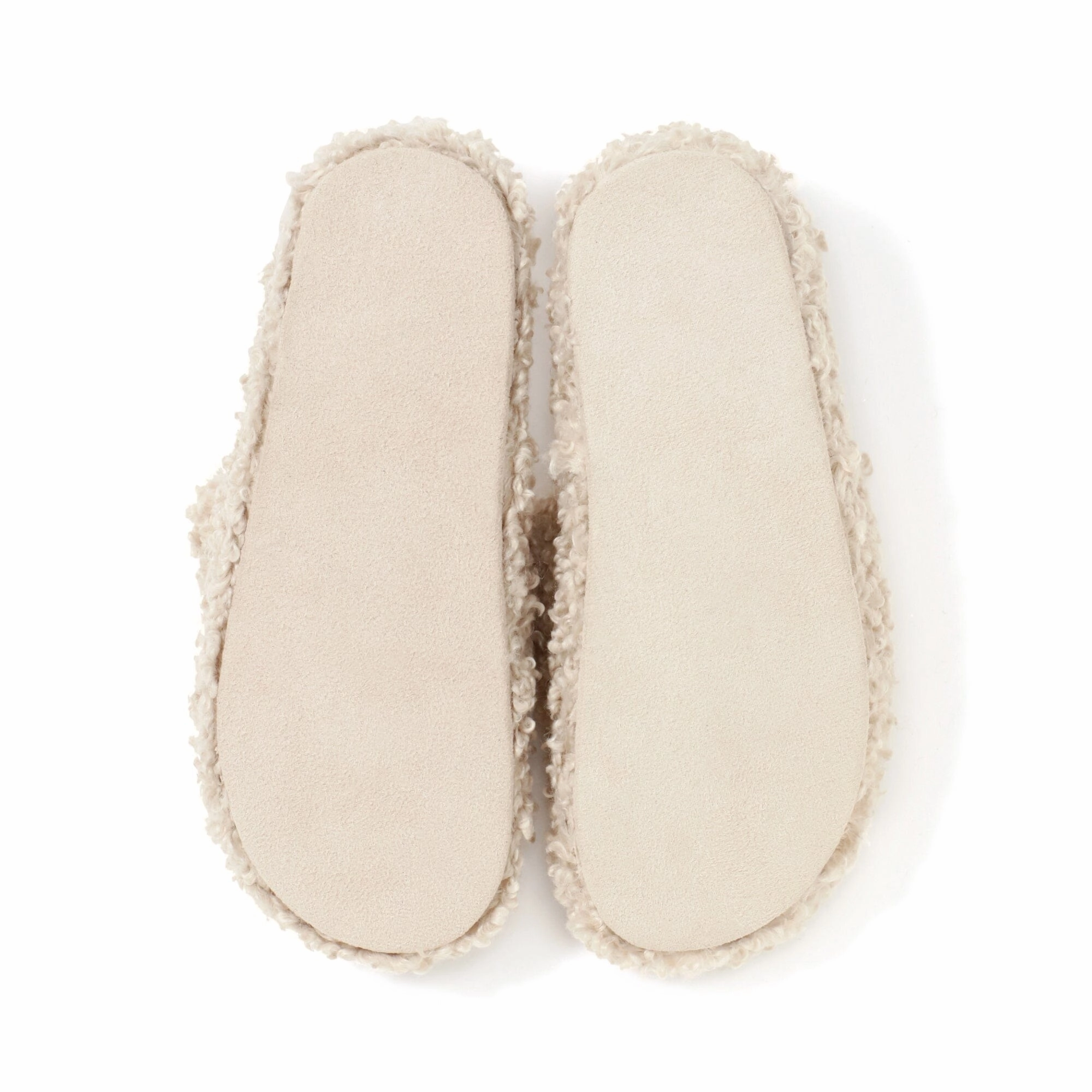Poodle Boa Roomshoes  Beige
