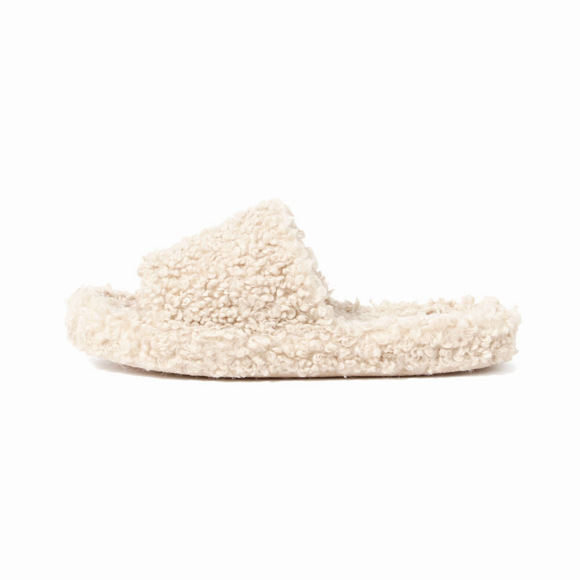 Poodle Boa Roomshoes  Beige