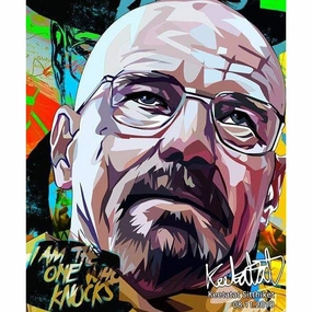 Pop Art Poster Wall Decoration Drawing Breaking Bad Walter Whitemodern abstract painting decor
