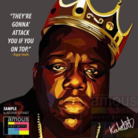 Pop Art Wall Decoration Drawing (Biggie Smalls) modern abstract painting decor
