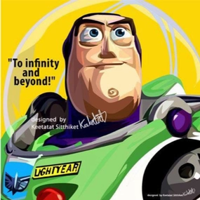 Pop Art Wall Decoration Drawing (Buzz Lightyear)modern abstract painting decor