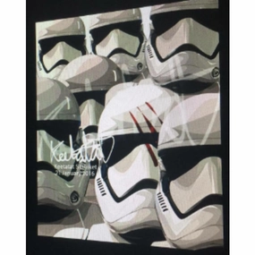 Pop Art Wall Decoration Drawing (First Order Stormtrooper Multiple)  modern abstract painting decor