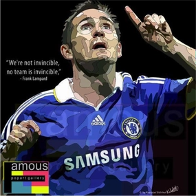 Pop Art Wall Decoration Drawing (Frank Lampard We're Not Invincible)modern abstract painting decor