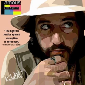 Pop Art Wall Decoration Drawing (Frank Serpico) modern abstract painting decor