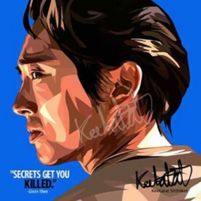 Pop Art Wall Decoration Drawing (Glenn) modern abstract painting decor
