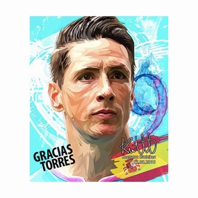 Pop Art Wall Decoration Drawing (Gracias Torres)modern abstract painting decor