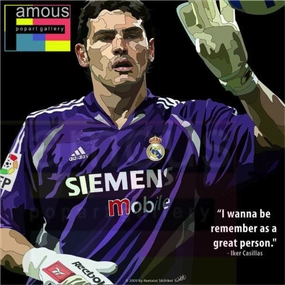 Pop Art Wall Decoration Drawing (Iker Casillas)modern abstract painting decor