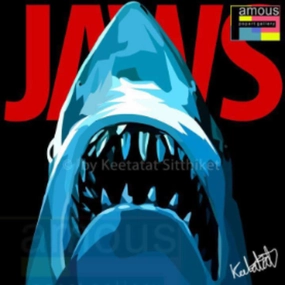 Pop Art Wall Decoration Drawing (Jaws)modern abstract painting decor